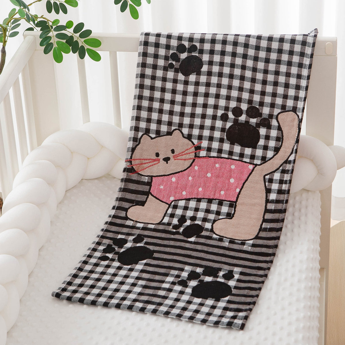 Washed Cotton Towel - Soft Gauze Fabric for Home Use - Multiple Styles & Sizes