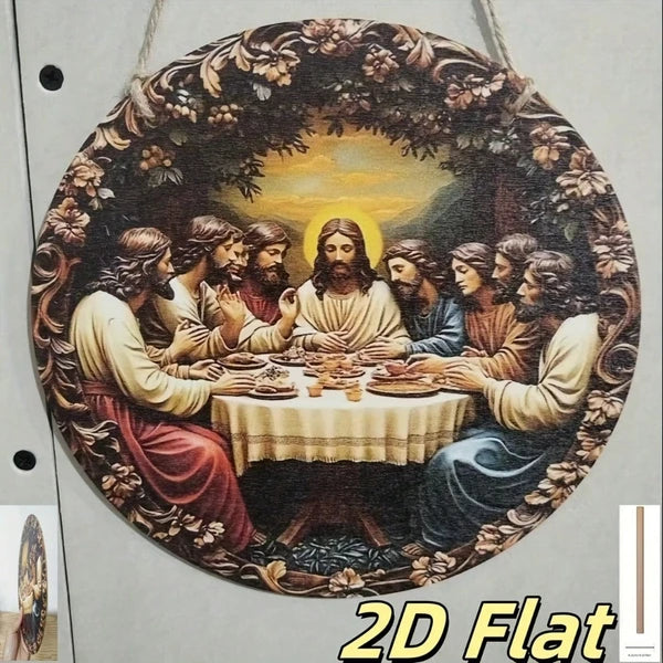 Last Supper Wall Decor - Exquisitely Carved Jesus & Apostles Art