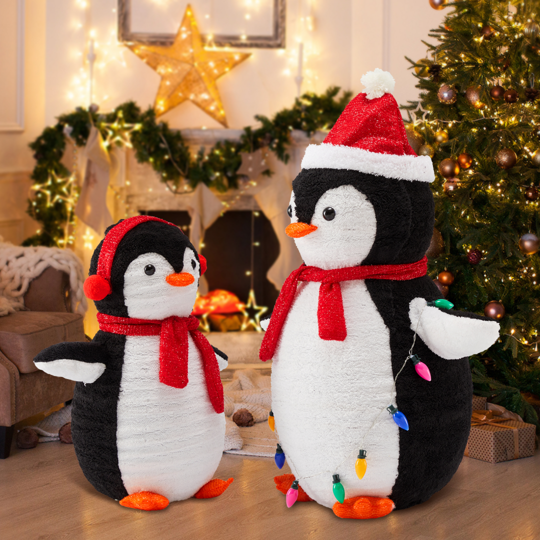 Illuminated Penguin Outdoor Decoration with LED Lights
