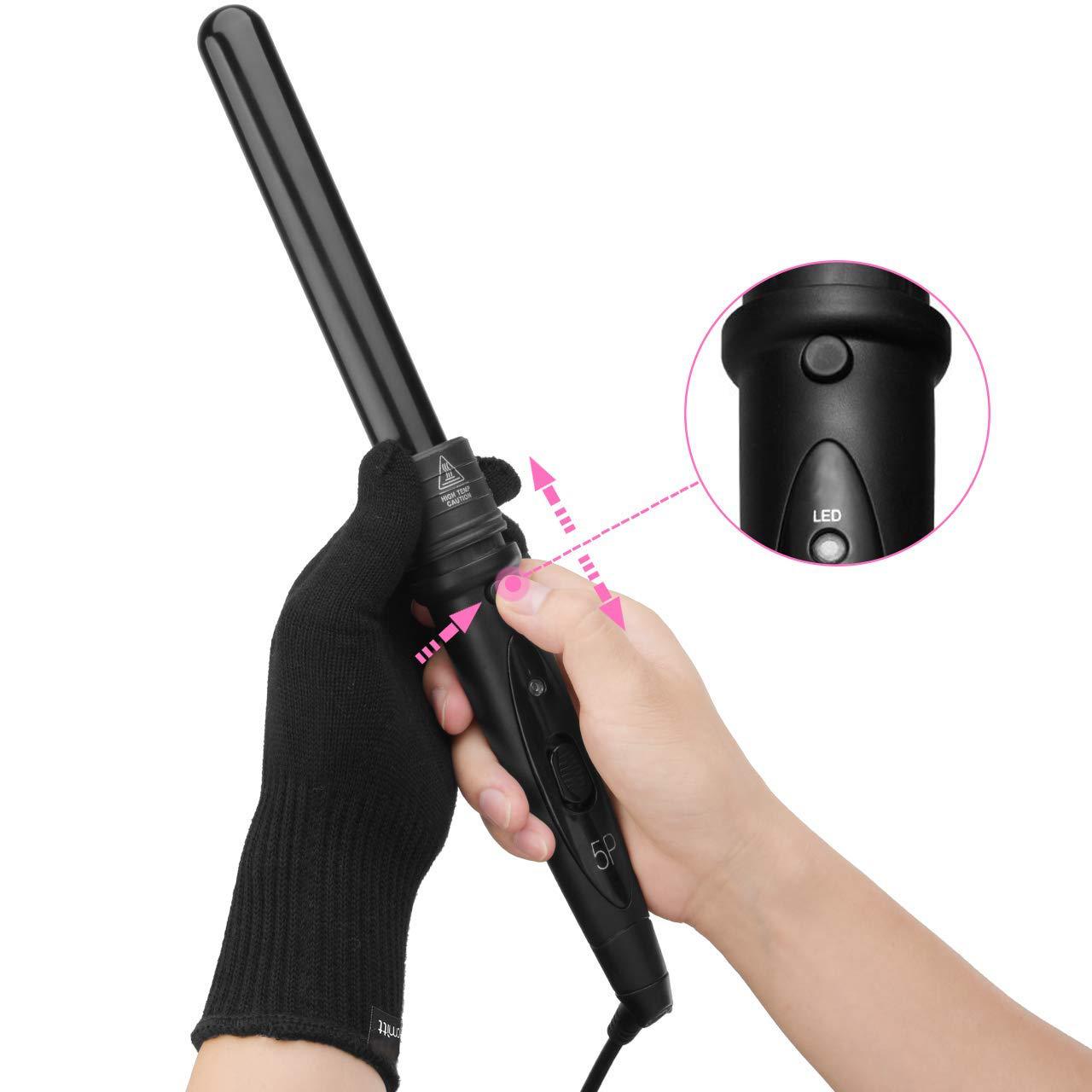 Multifunctional 5-in-1 Ceramic Hair Curler with Adjustable Temperature
