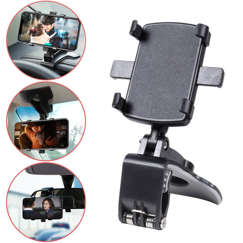 Universal Car Phone Holder for Instrument Panel - Black
