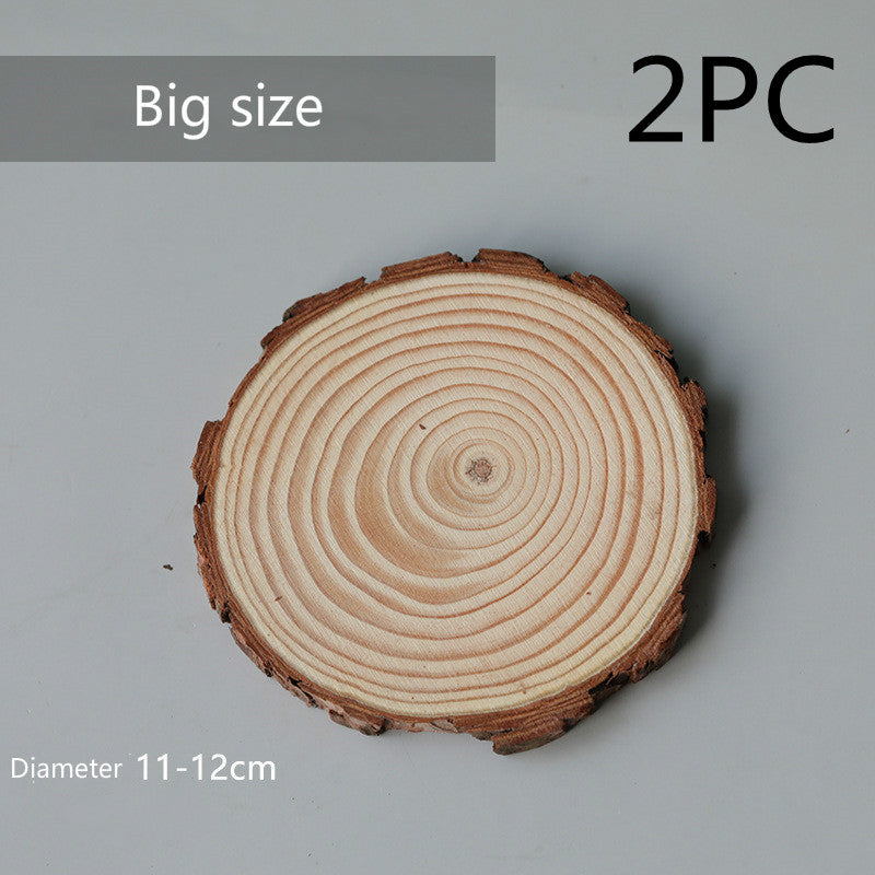 Pine Wood Log Cutting Table Base - Small, Medium, Large Variants