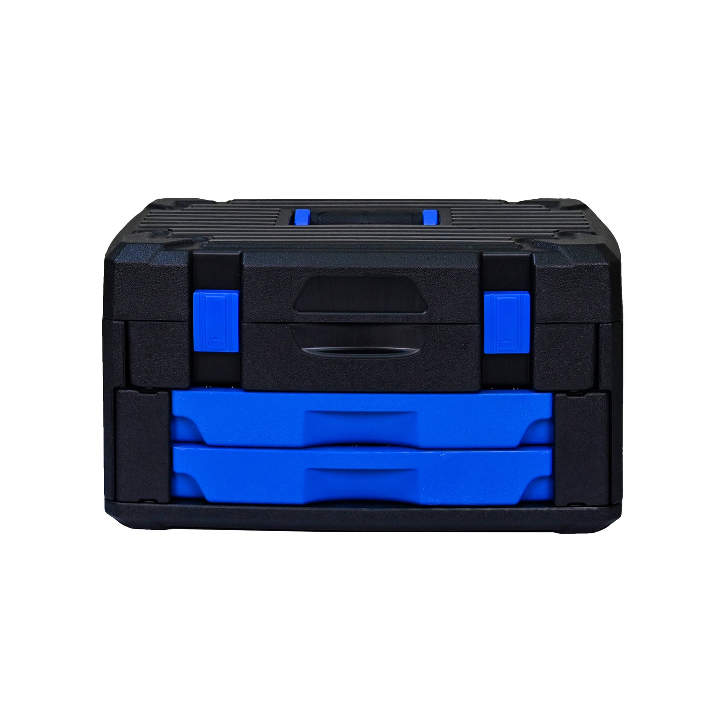 Black Hand Tool Box with 266-Piece Toolset, Portable Storage for DIY & Professional Use
