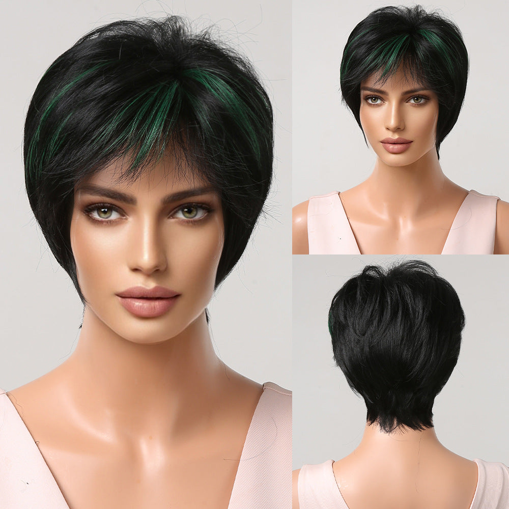 Short Curly Wavy Hair Wig for Round Face