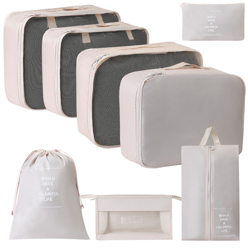 8-Pack Travel Storage Bags Set for Organization and Packing