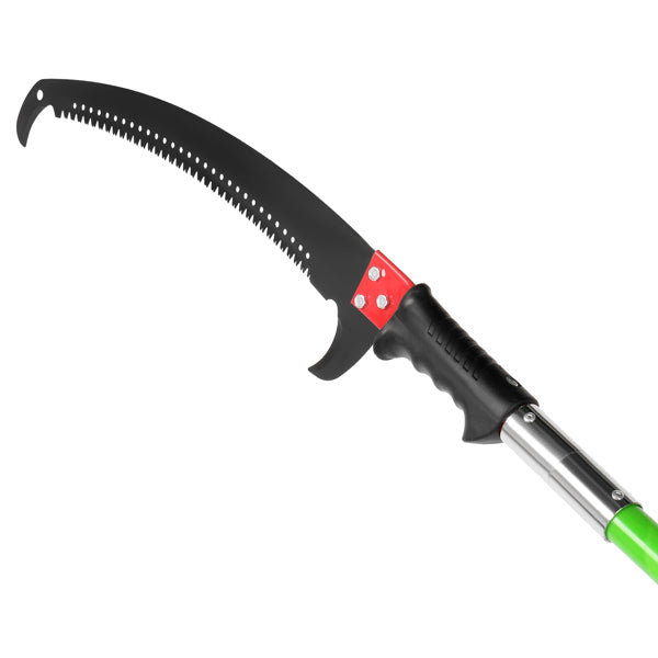 26ft Manual Pole Saw Tree Trimmer Kit with Portable Bag & Spiral Splicing