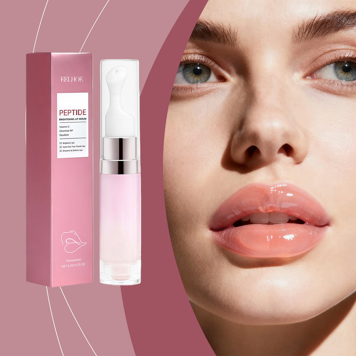 Skin Brightening Moisturizing Lip E Ssence -transparent Color-6.5g 1