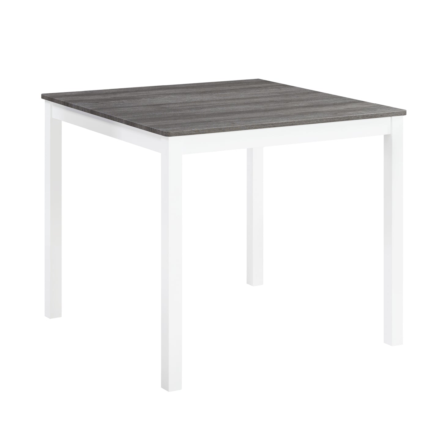 5-Piece Grey & White Counter Height Dining Table Set