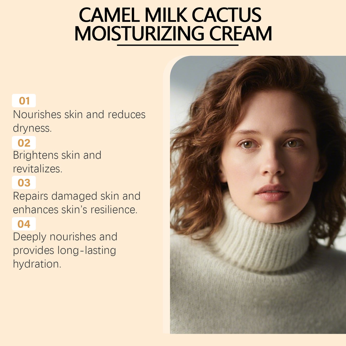 Moisturizing Face Cream with Hyaluronic Acid & Retinol - 60g