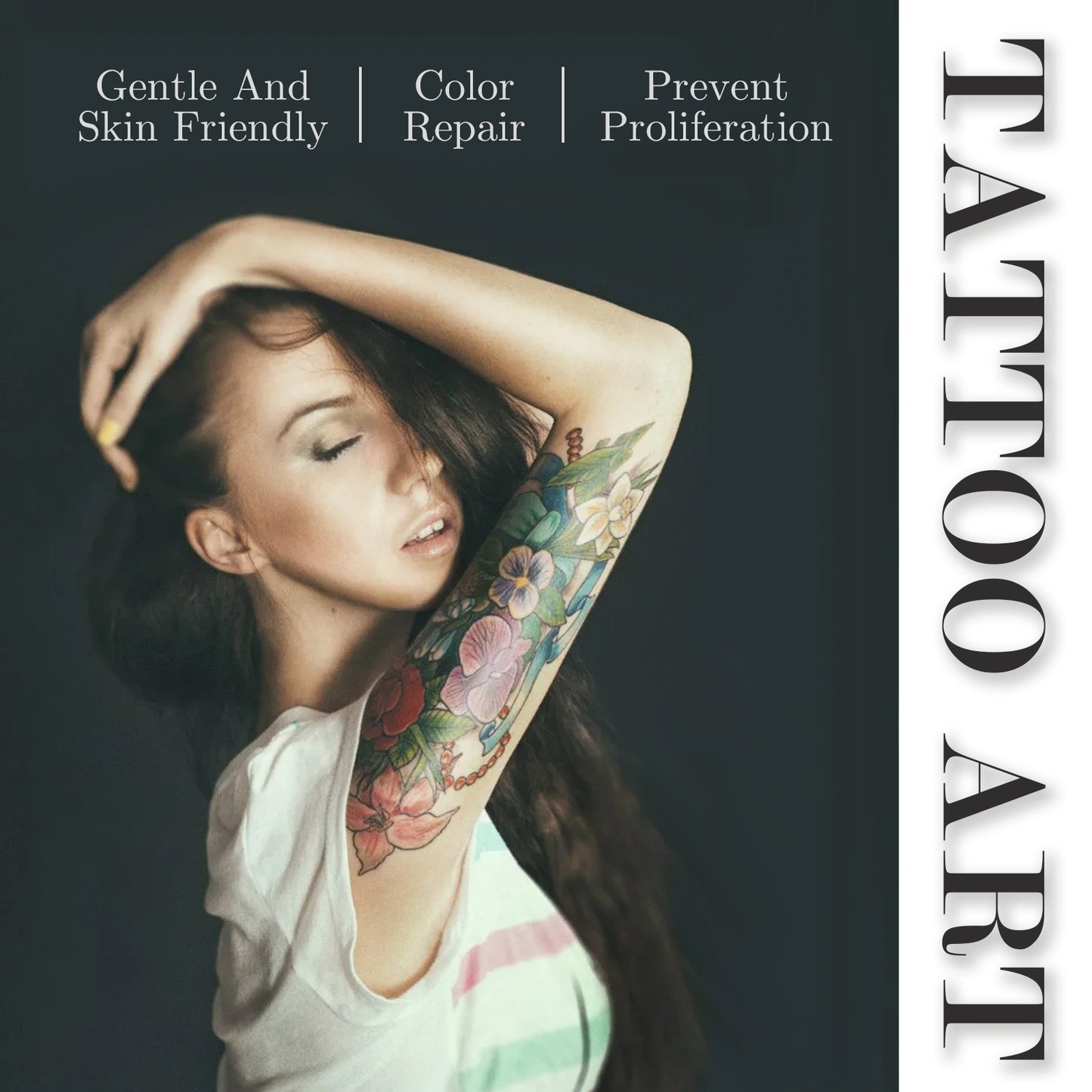 Tattoo Repair Cream with Jojoba Oil & Vitamin E - Moisturizing Color Fixer