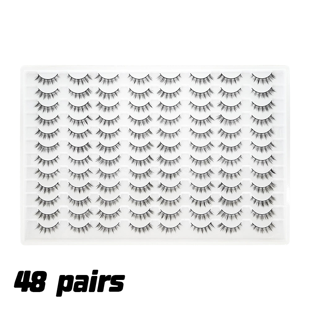 3D False Eyelashes - Multi-Layered Realistic Soft Lashes