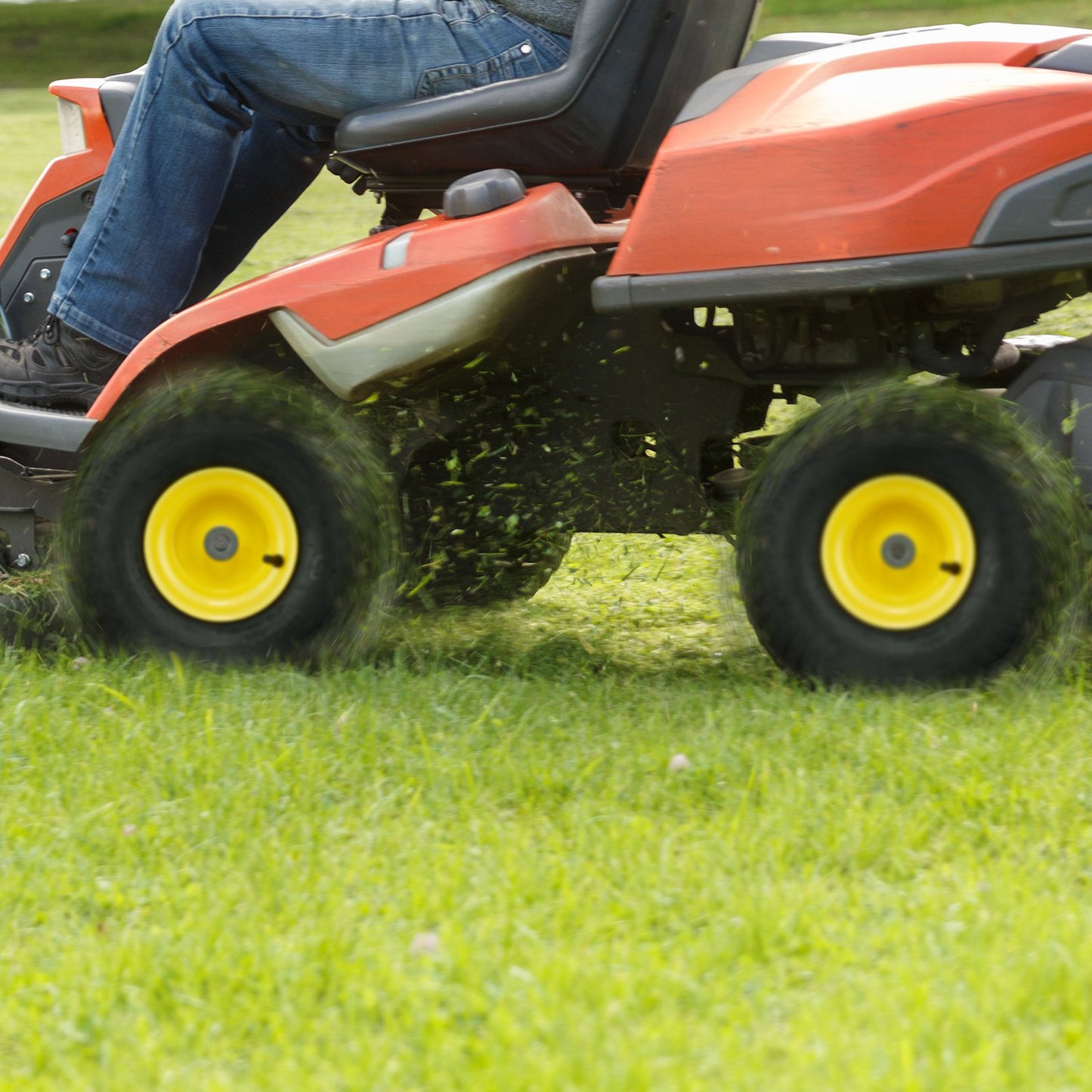 15x6-6 Tubeless Lawn Mower Tires with Rim 2-Pack - Tractor Wheel Assembly
