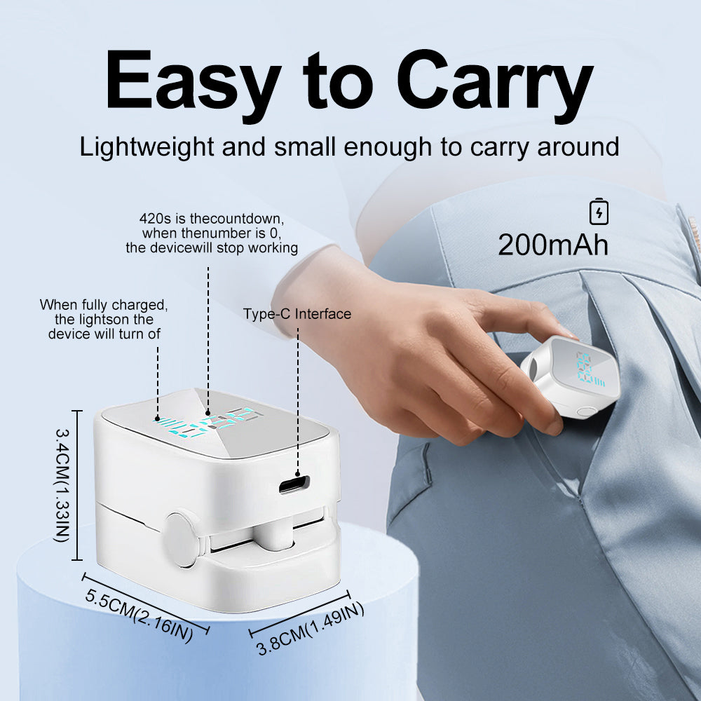 LED Nail Treatment Device for Discolored & Thickened Nails - White