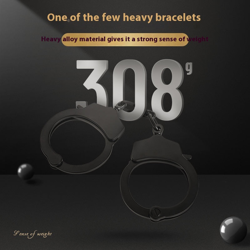 Alloy Bracelet Toy for Adults - Black and Silver Variants