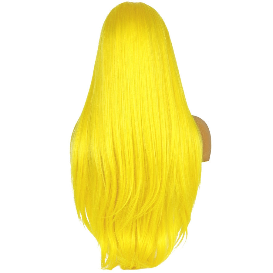 Yellow High Temperature Synthetic Cosplay Wig