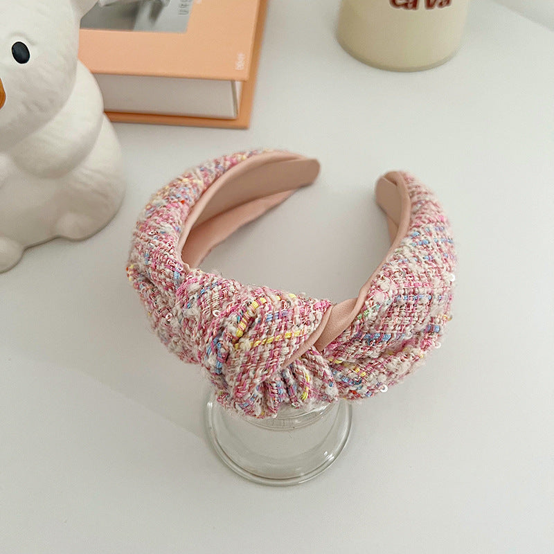 Korean Style Woolen Knotted Headband
