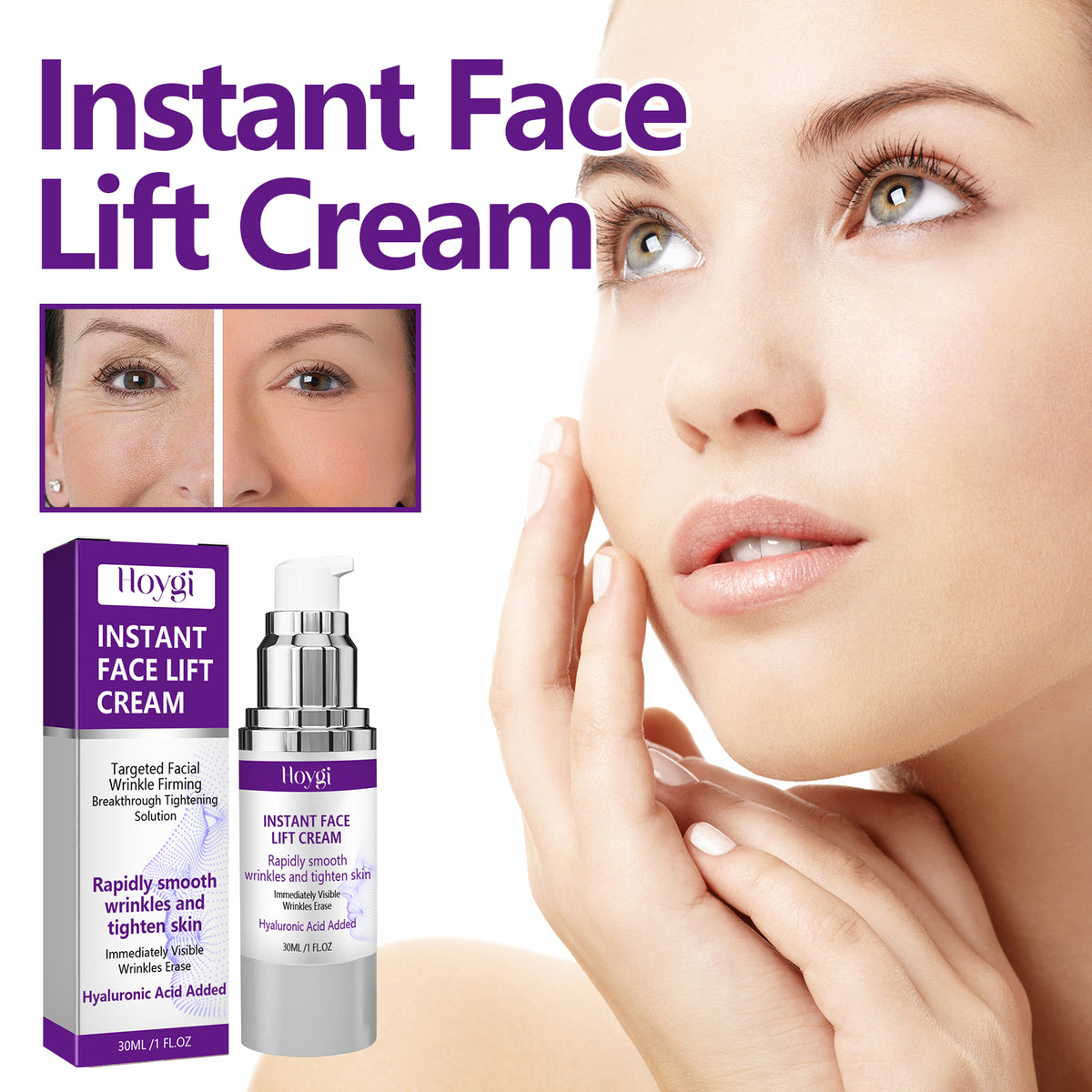 Lift and Tighten Facial Cream 30ml for Skin Firming and Moisturizing