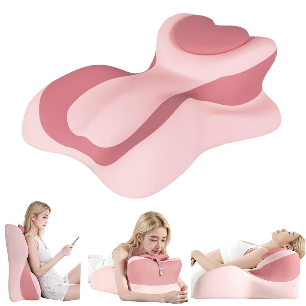 Ergonomic Heart-Shaped Memory Foam Chest Support Pillow