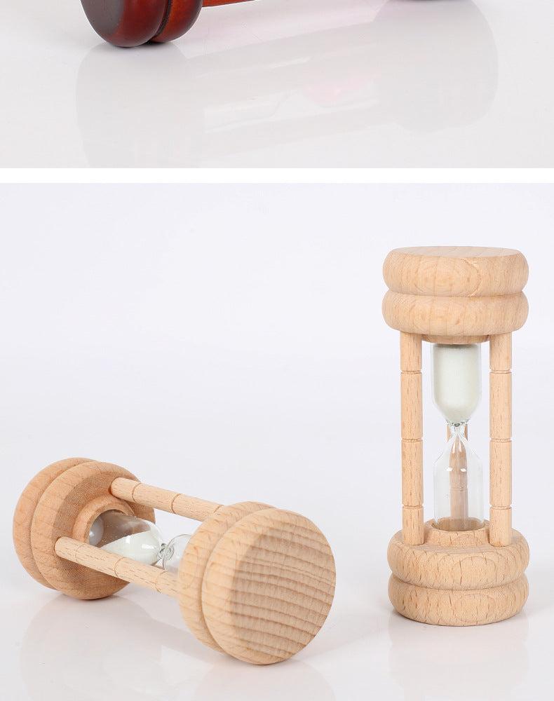 Wooden 30-Minute Hourglass Timer - Beech Style Decorative Kitchen & Home Accent