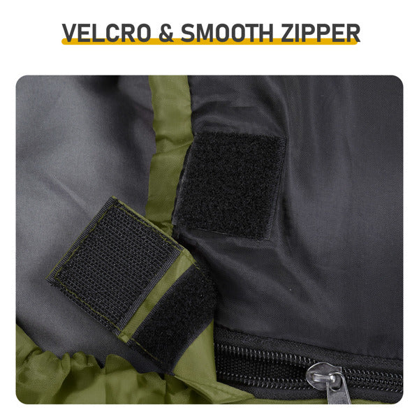 Heated Sleeping Bag with USB Heating Pads - Waterproof & Lightweight