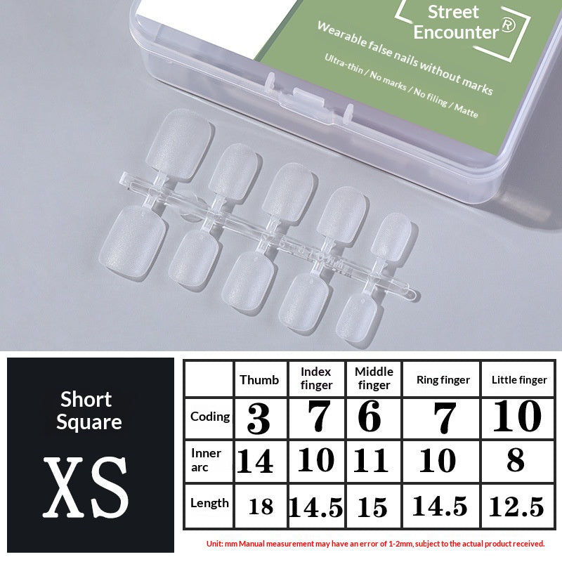 Handmade Long Wear Nail Tips Set - Various Styles & Sizes for Women