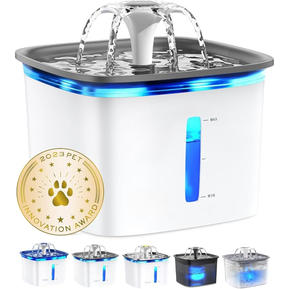 95oz Automatic Pet Water Fountain for Cats and Dogs - BPA-Free with Filters