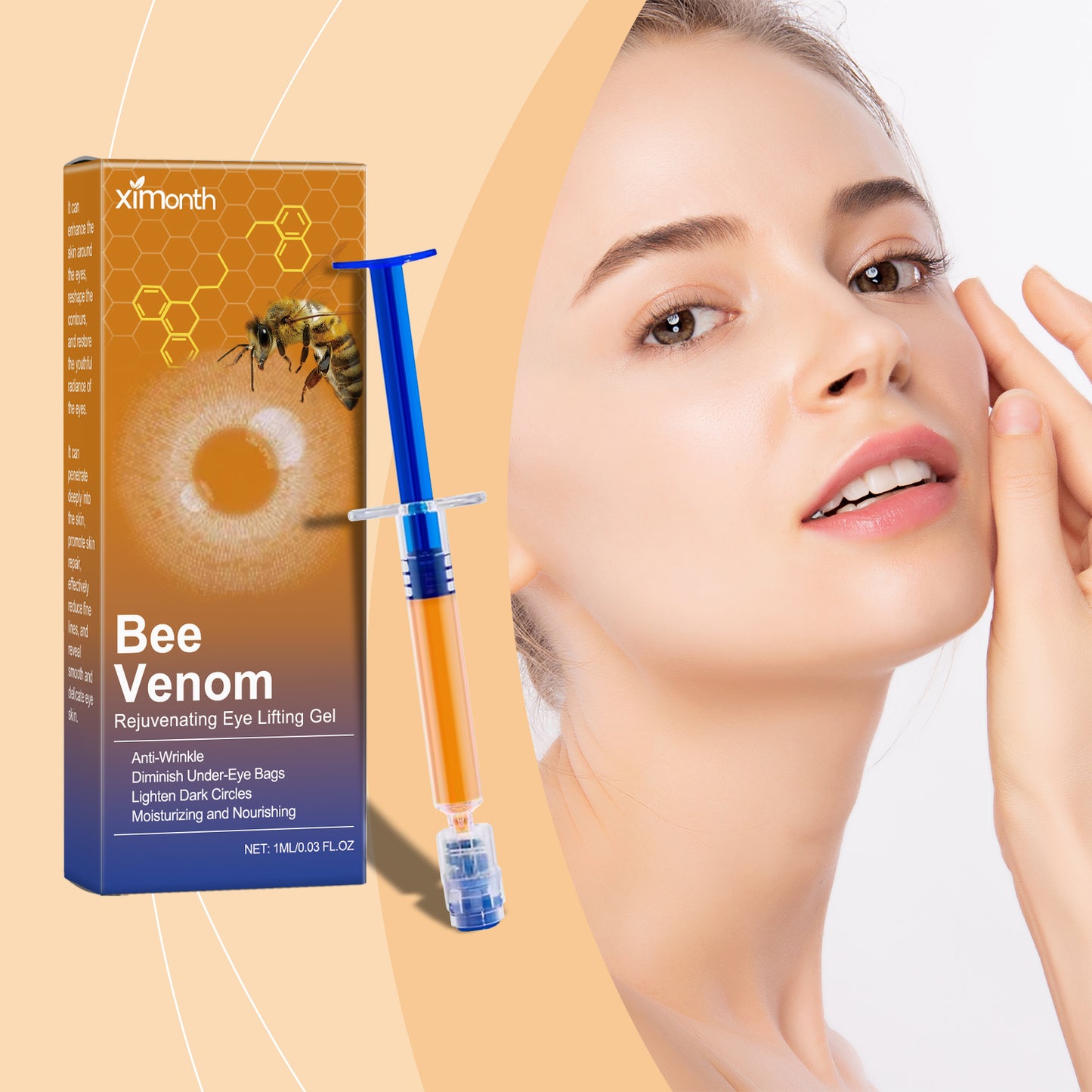 Bee Venom Eye Firming Gel - Anti-Wrinkle Moisturizing Eye Treatment