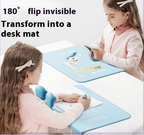 Adjustable Sitting Posture Device for Students - Wooden Table Board, Multi-Color