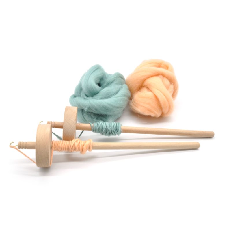 Wooden Hand Carved Awl for Textile Crafts Beginners