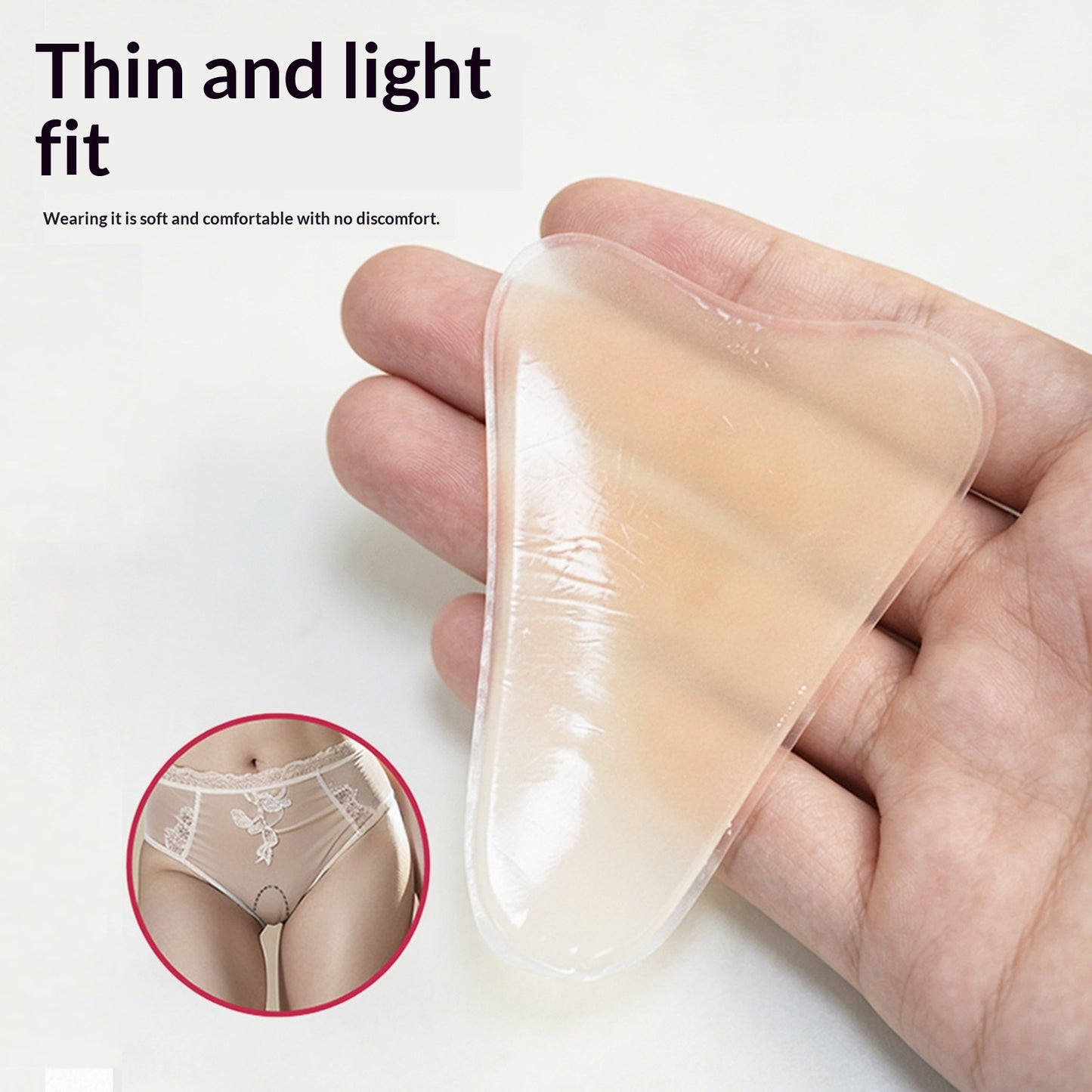 Seamless Private Post Bikini for Sensitive Skin - Invisible Silicone Nipple Covers