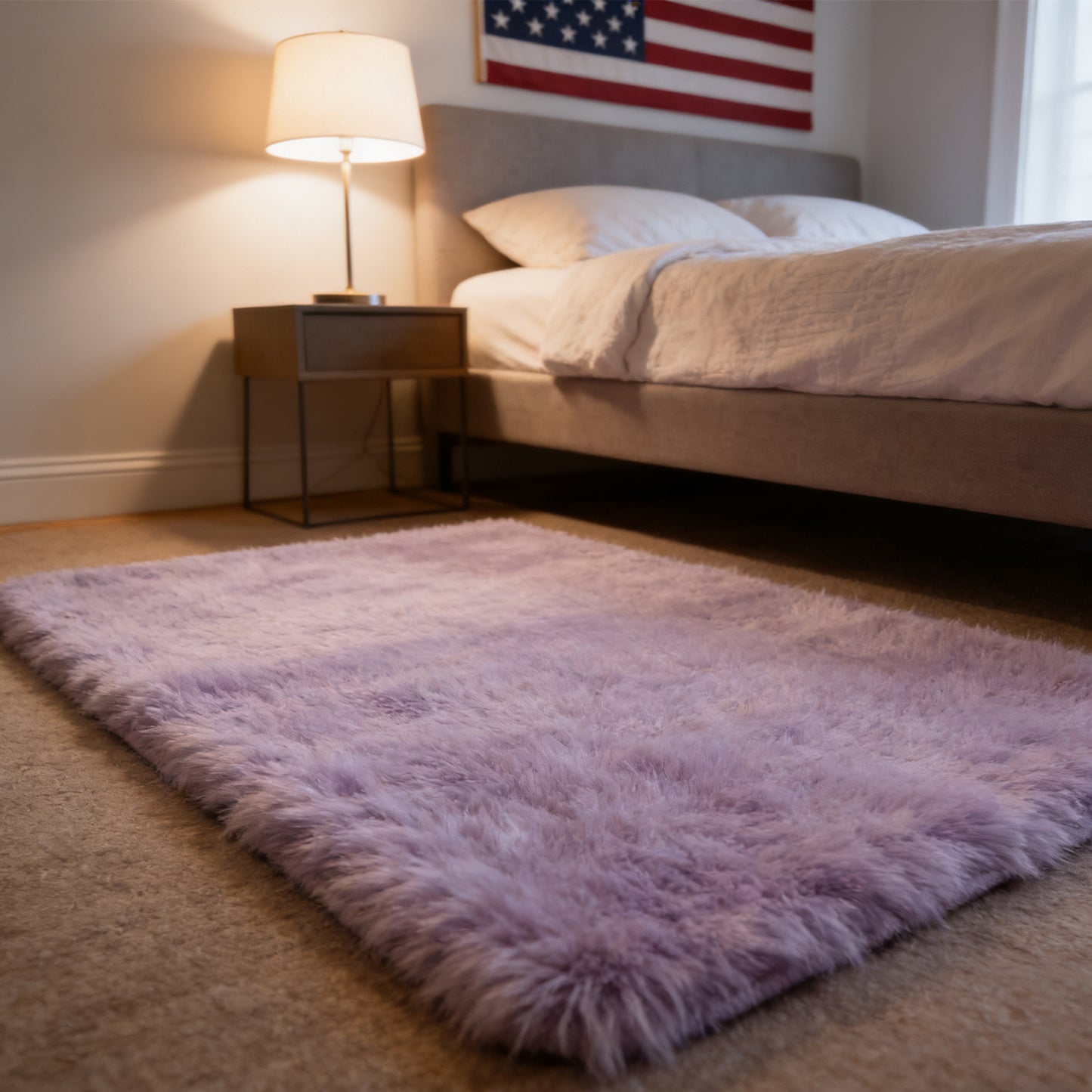 Light Purple Bathmat - Soft and Absorbent Bathroom Rug