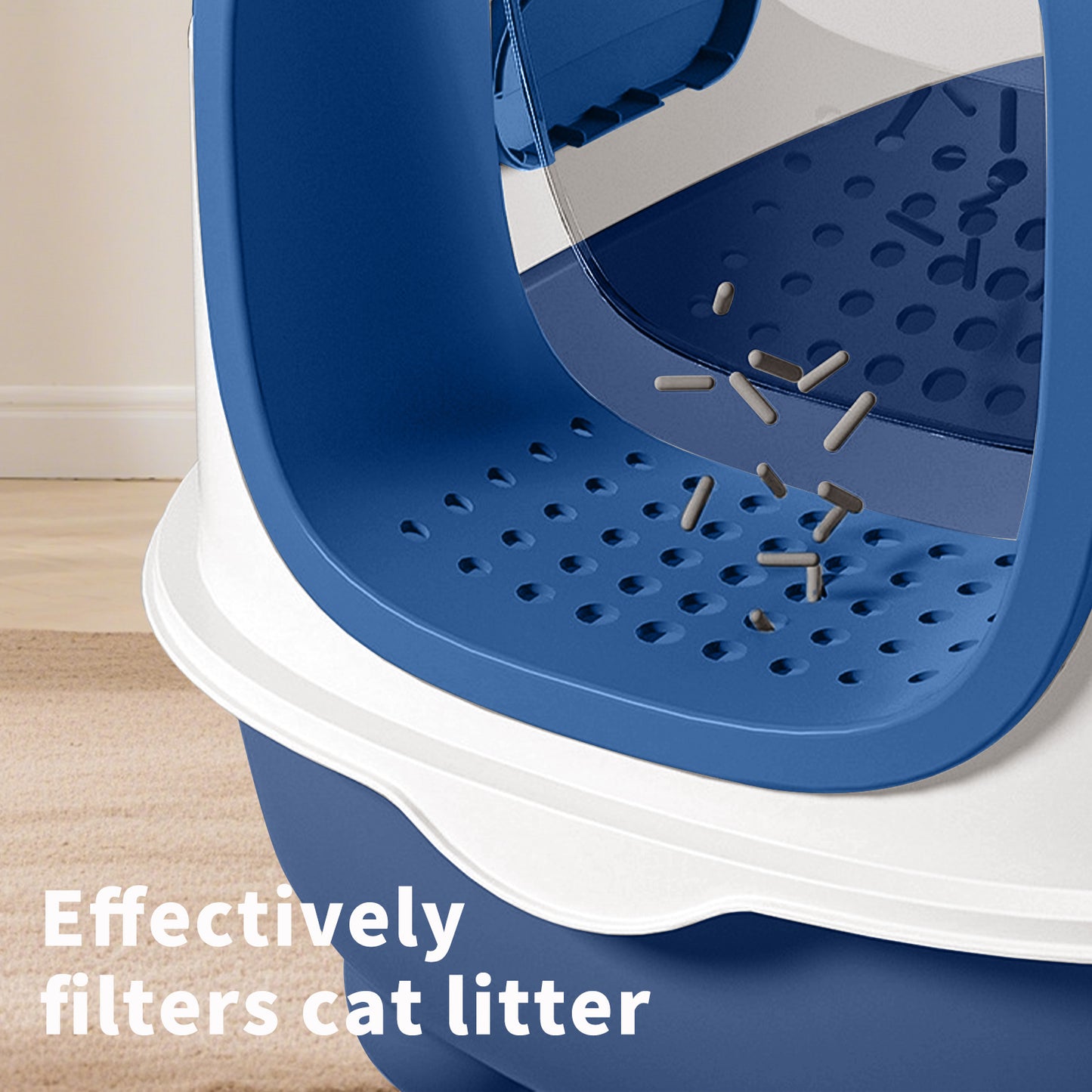 Self Pickup Cat Litter Box - E-Model Pet Furniture for Cats