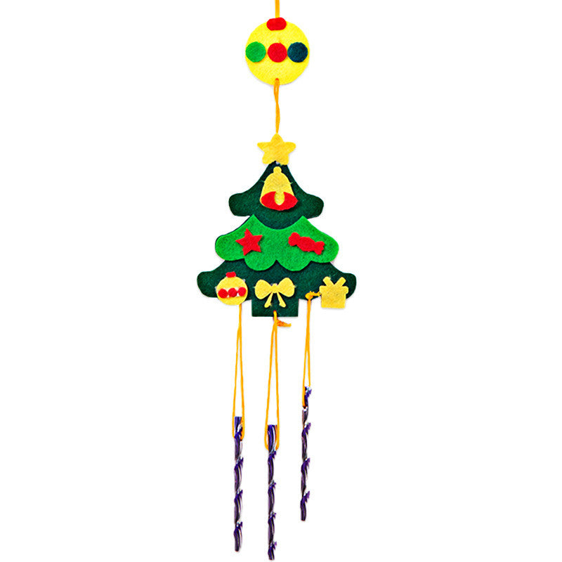 Christmas Wind Chime Decoration Pendant Nonwoven Festive Outdoor Decor