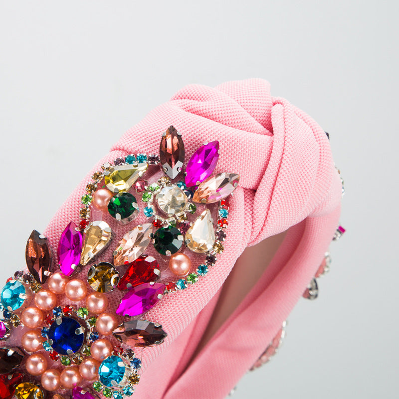 Rhinestone Pearl Headband