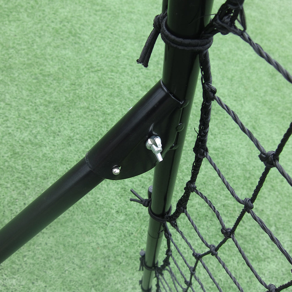 Adjustable Steel Pipe Rebound Soccer Goal - Black, 55.12" x 35.43"