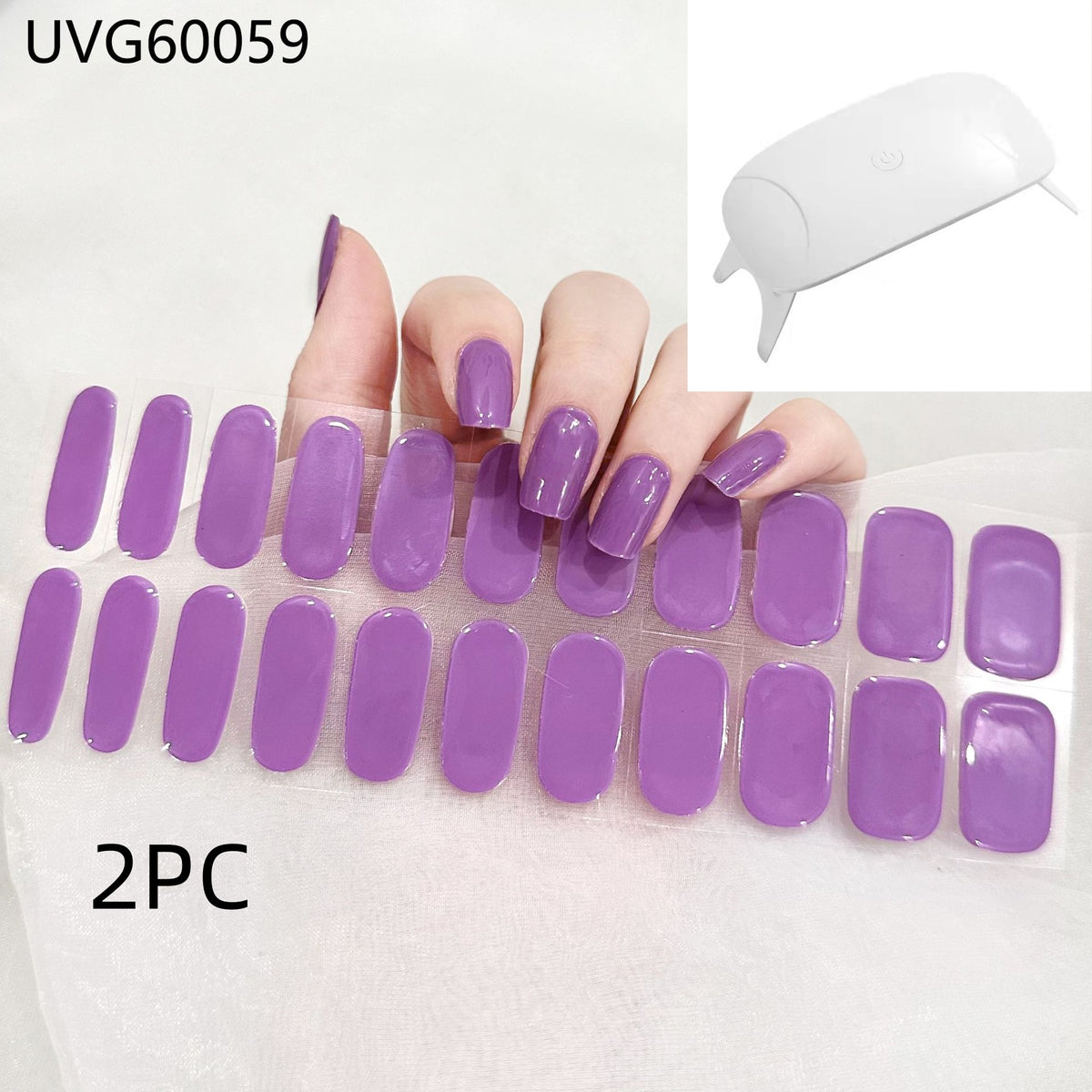 Mini UV Nail Lamp Curing Light for Nail Art Kit - Multiple Styles
