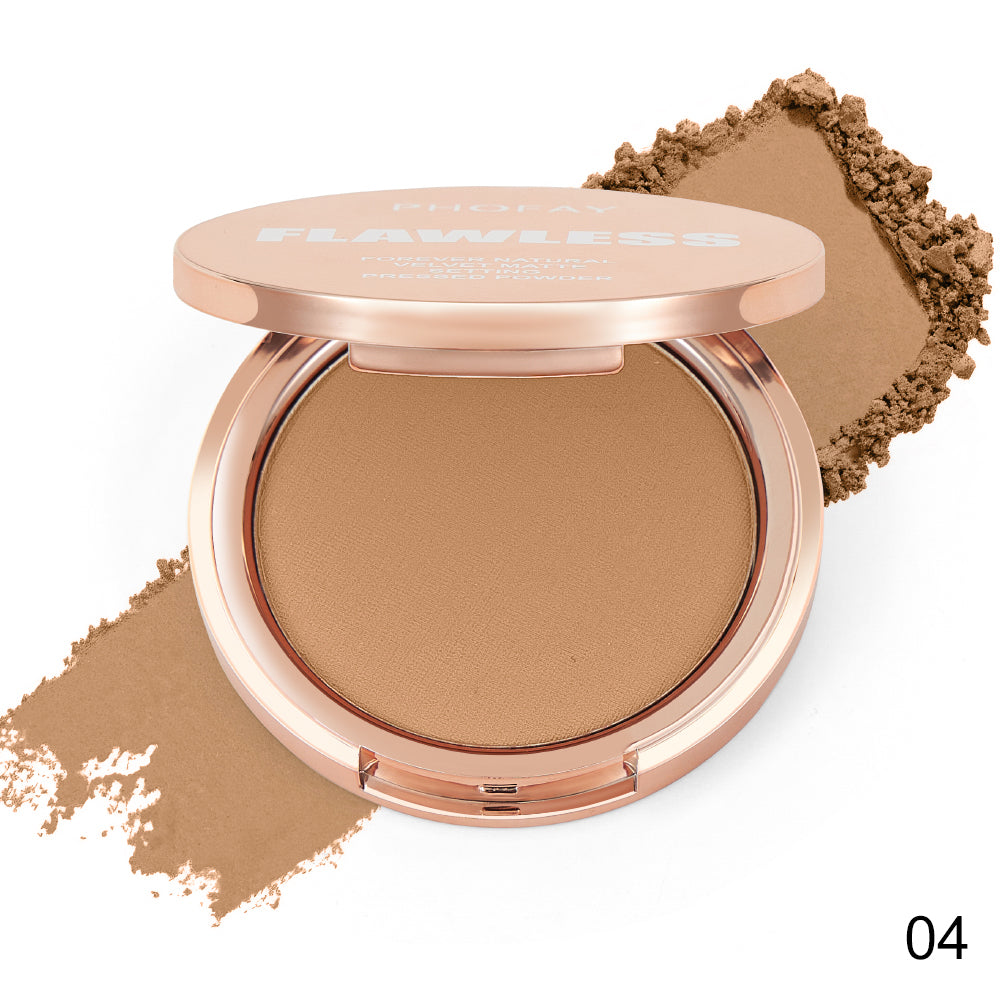 Matte Pressed Setting Powder - Oil Control Face Makeup