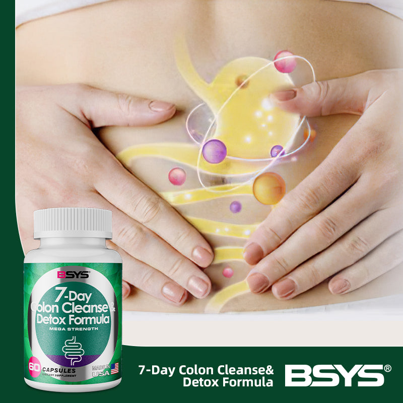 7-Day Colon Cleanse and Detox Supplement - 60 Capsules