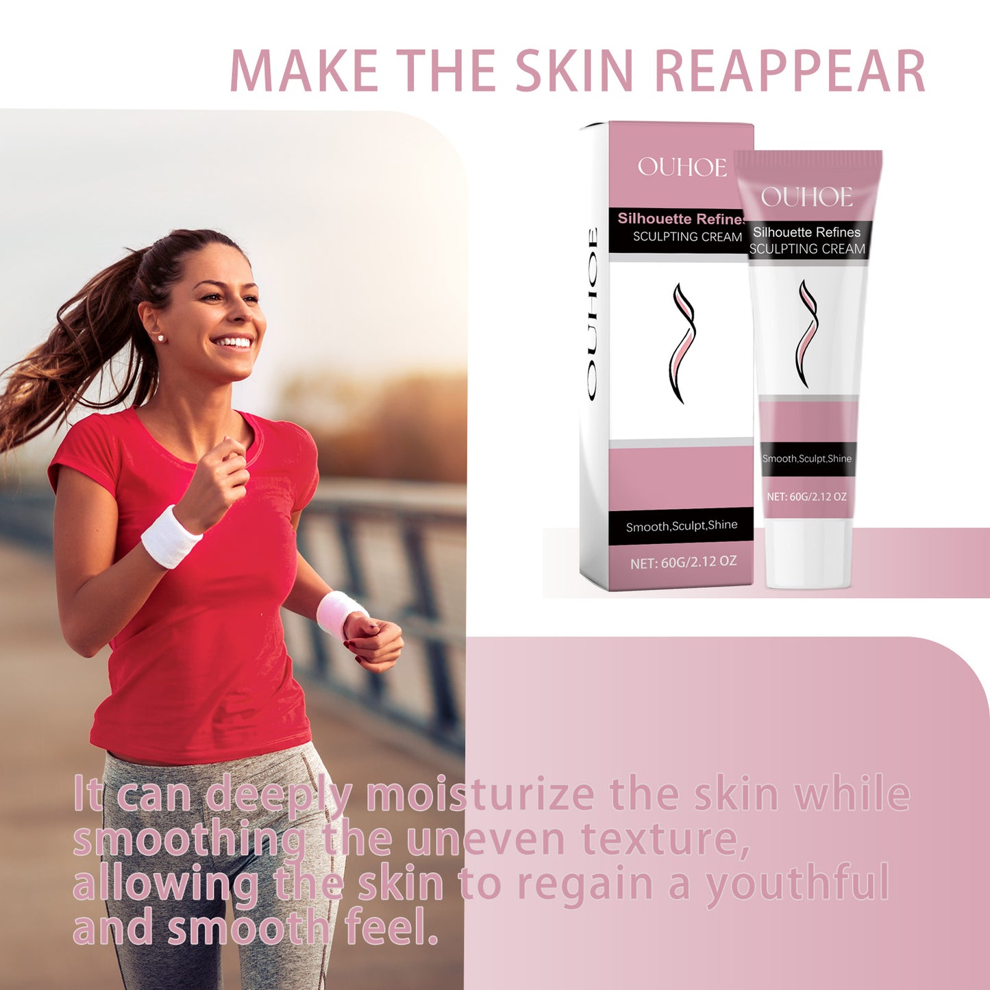Silhouette Refines Sculpting Cream - Moisturizing Body Firming Massage Lotion