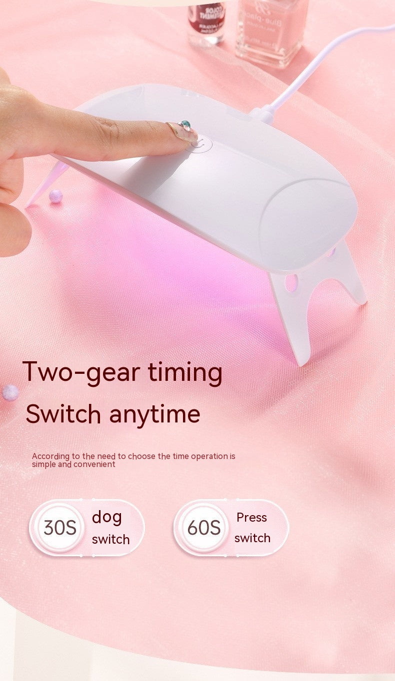 UV Nail Lamp - White Portable Handheld Drying