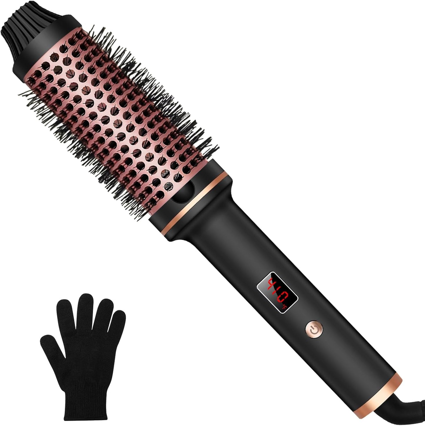 1.5-Inch Ionic Hot Air Curling Brush - Ceramic Thermal Volumizing Styler