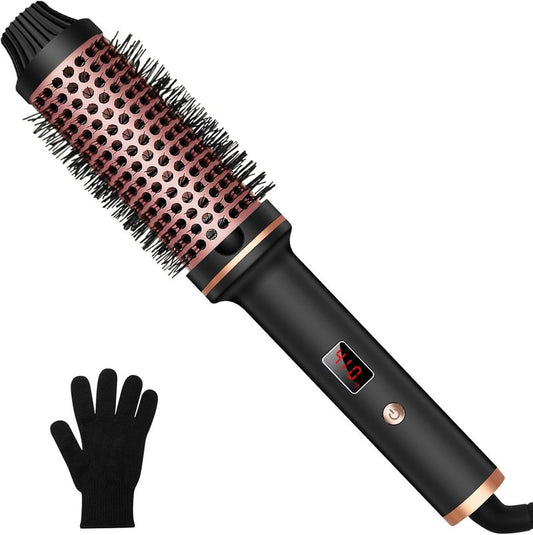 1.5-Inch Ionic Hot Air Curling Brush - Ceramic Thermal Volumizing Styler