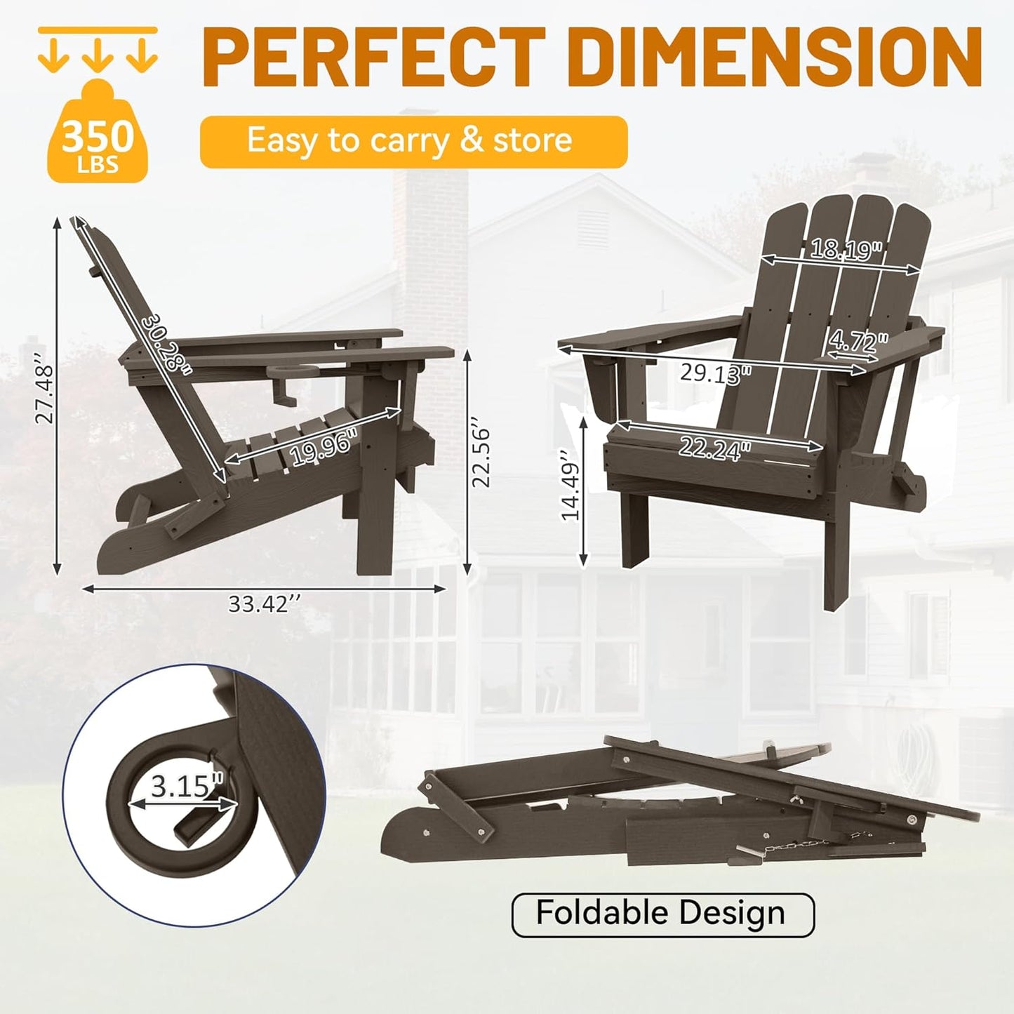 Adirondack Chair, Plastic Chairs, HDPE Folding Chairs,Outdoor Chairs