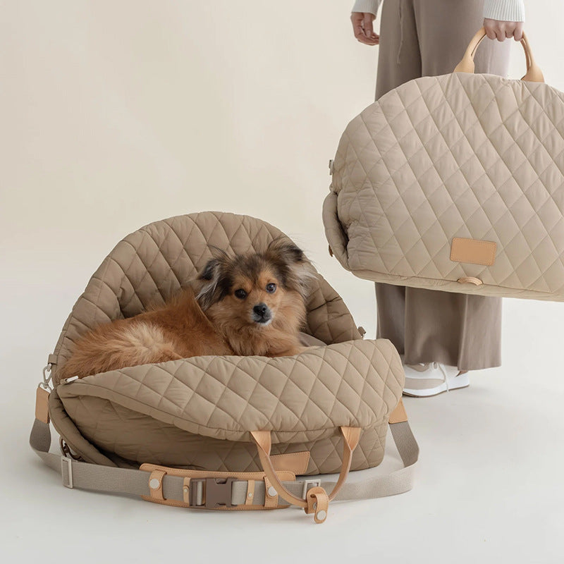Pet Handbag Outdoor Cat Carrier Bag with Variants - Lightweight Nylon Travel Pet Bag
