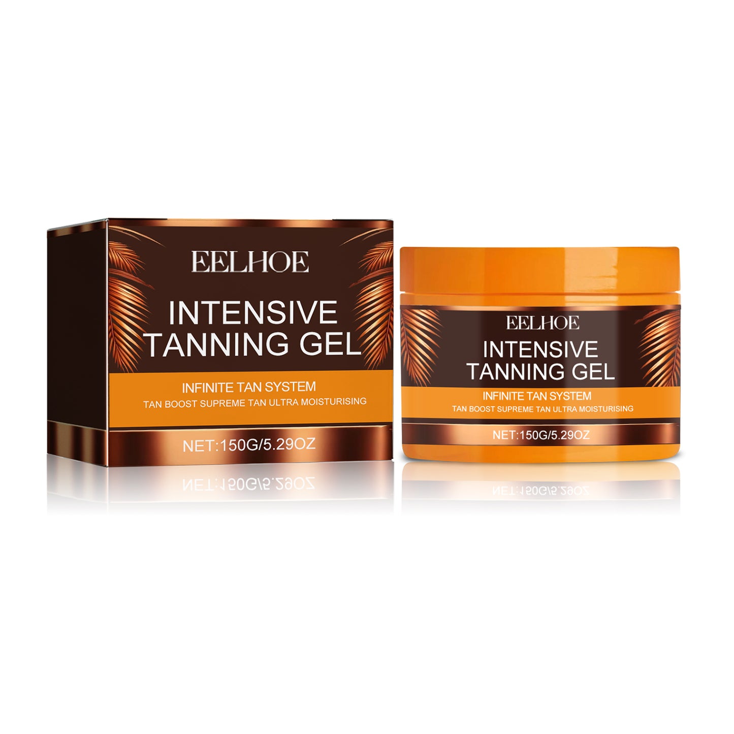 Intensive Tanning Gel for Natural Summer Glow - 150g Moisturizing Formula