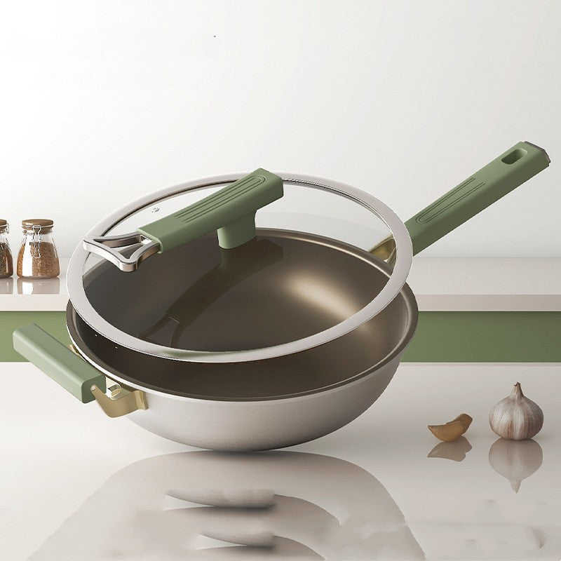 Titanium Non-Stick Frying Pan 32cm & 34cm - Household Kitchen Cookware