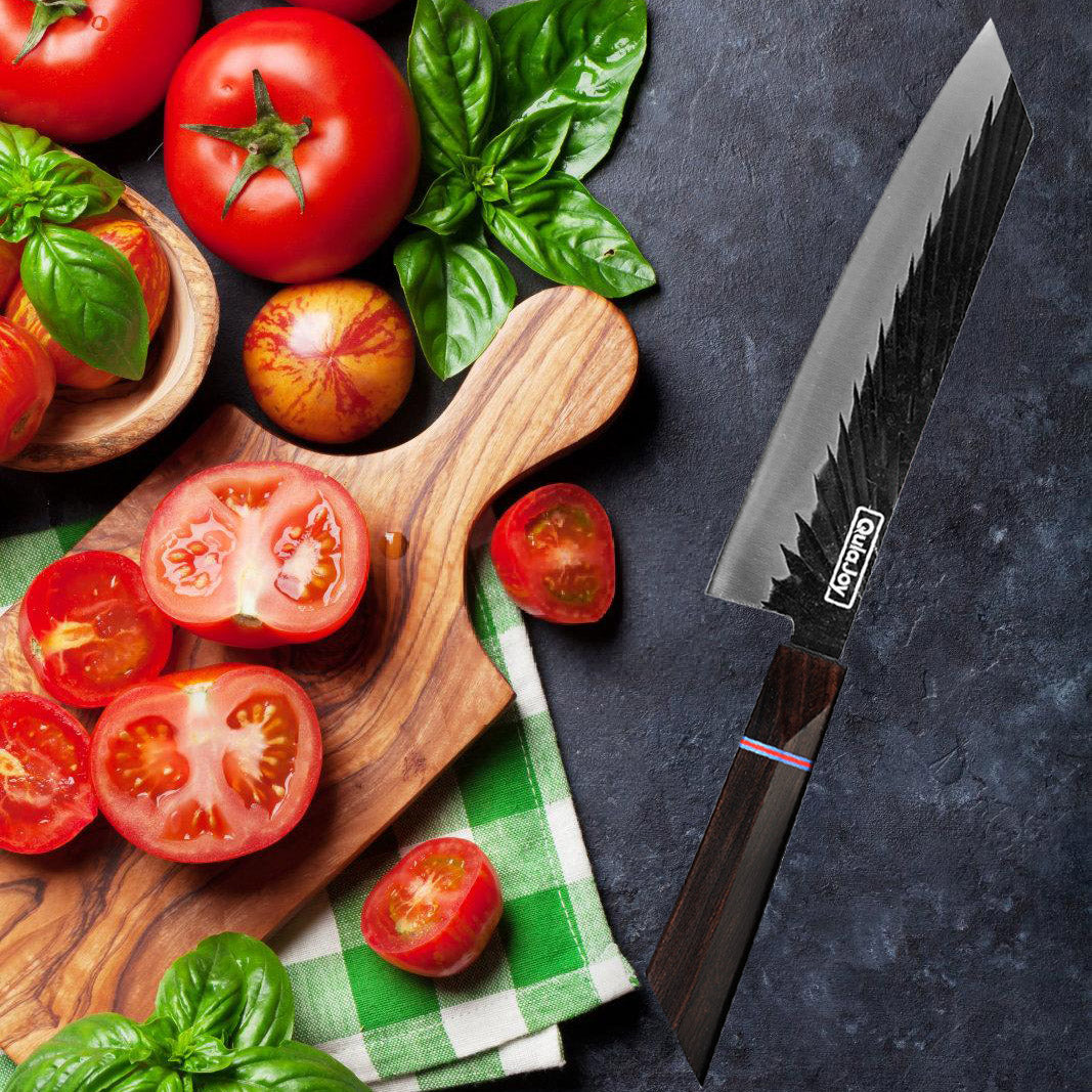 8-Inch Japanese Chef Knife - Hand Forged High Carbon Steel