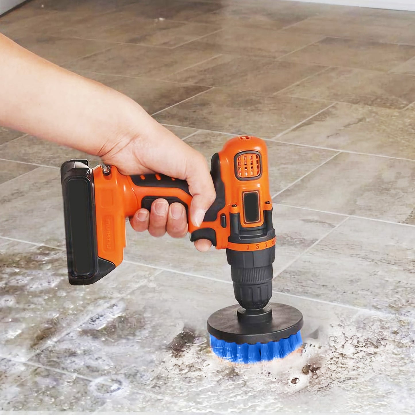 Drill Brush Cleaning Set 3Pcs Power Scrubber for Car, Tile, Bathroom and More