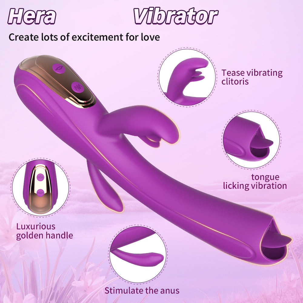 Licking Tongue Vibrator - 10 Vibration Modes G-Spot Stimulator