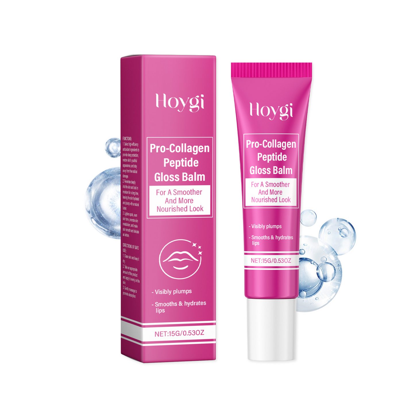 Moisturizing Lip Balm with Collagen and Vitamin E for Soft Smooth Lips